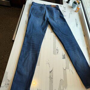 Madewell 9" High-Rise Skinny Jeans – Size 27, Custom Embroidered “Hoppin”